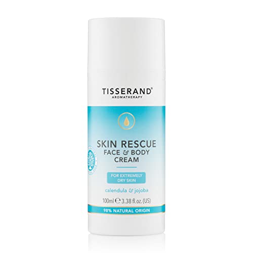 Tisserand Aromatherapy Skin Rescue Face & Body Cream With Calendula & Jojoba Oil 100 Pure