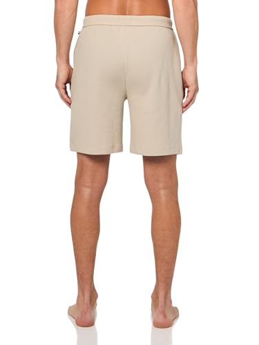 Image of BOSS Men's Waffle Contrast Logo Lounge Shorts