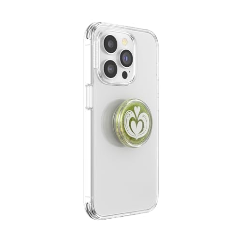 Image of PopSockets Adhesive Phone Grip, Holder, Phone Stand, Glitter - You So Matcha