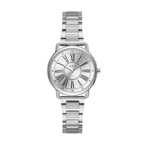 Guess Reloj Analógico para Mujer de Cuarzo con Correa en Acero W1148L1
