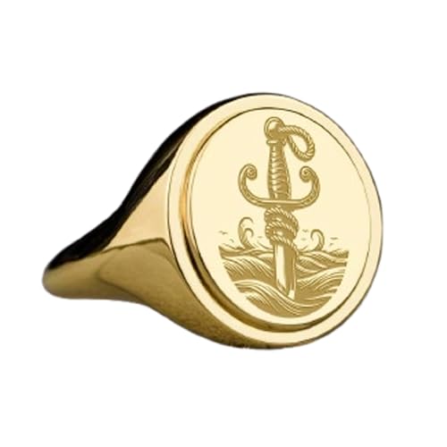 Bague Épée Argent 925 Chevalière Gravée : Un Cadeau Symbolique Unique