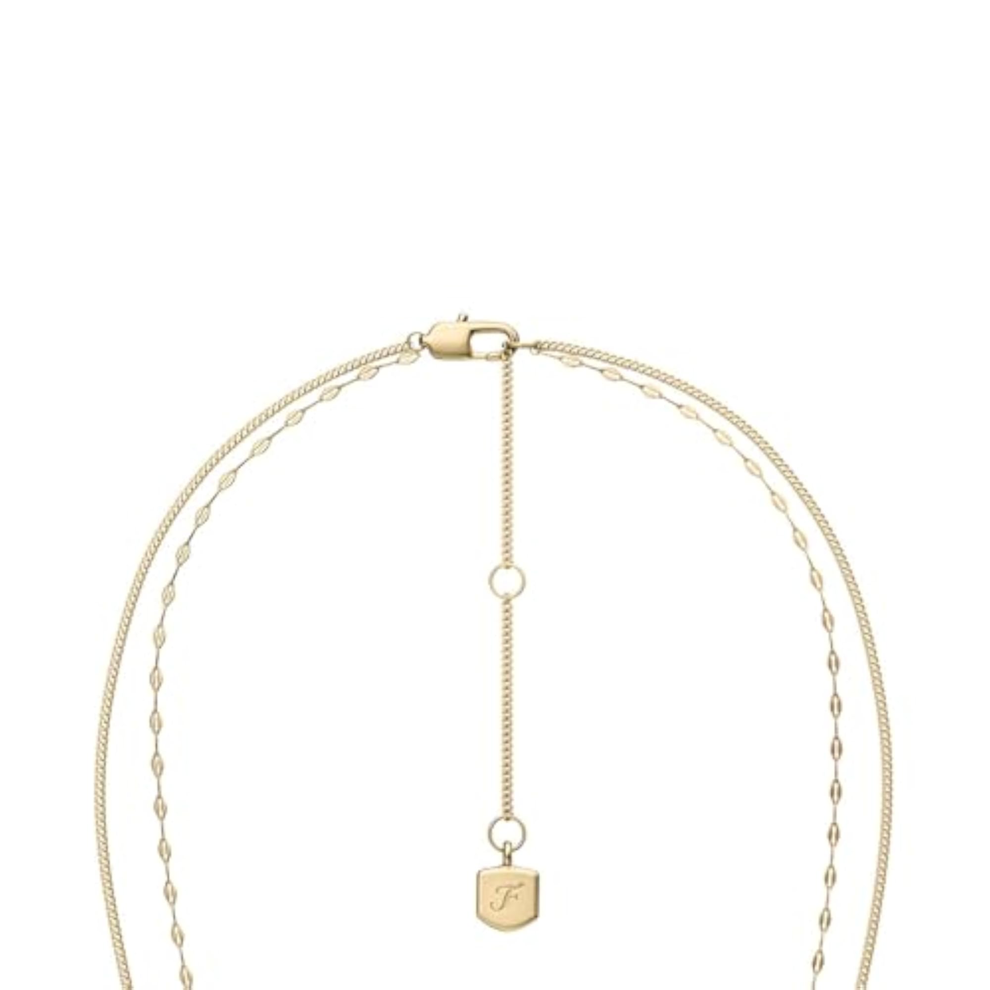 Sutton Yellow Stainless Steel Necklace, Modern Style