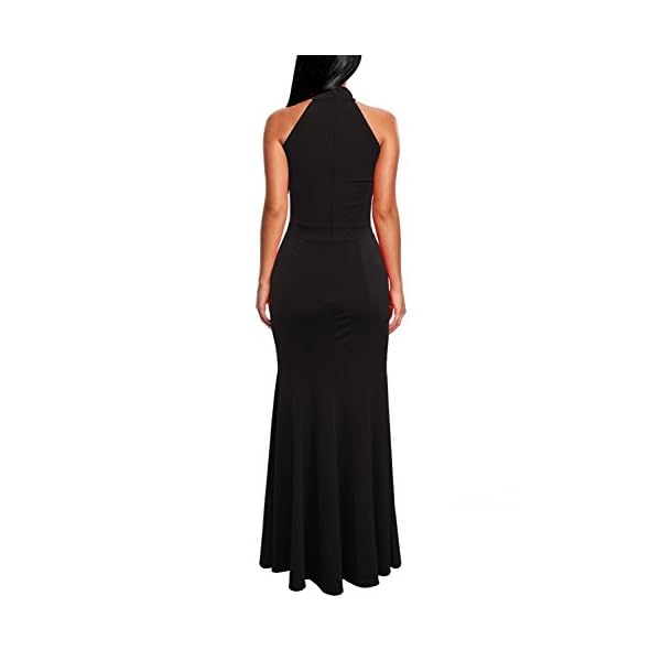 Berydress-Womens-Elegant-Chic-Halter-Neck-Sleeveless-Solid-Stretchy-Wedding-Guest-Mermaid-Long-Evening-Dress Berydress Women's Elegant Chic Halter Neck Sleeveless Solid Stretchy Mermaid Long Evening Dress (L, 6075-Black)