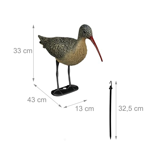 Oiseau décoratif lot de 2 pour embellir facilement un extérieur vide