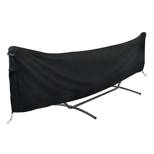 Hamaca con Estructura Cubierta para Hamaca, Funda Protectora 380 x 17 x 80 cm, para Exteriores, 420D Oxford, Completa, Resistente al Agua y al Viento, para Viajes de Camping