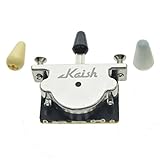 Heavy Duty 3 Way Guitar Pickup Lever Switch Pickup Selector Switch for Strat Tele with 3 Plastic Tips