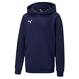 PUMA Unisex Kinder Hoodie, Peacoat, 164