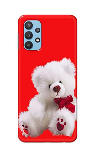 Image of PRINTFIDAA Teddy Bear Love Romantic Valentines Day Dumbo Printed Designer Hard Back Case Cover for Samsung Galaxy A32 -(SS) MVN1001