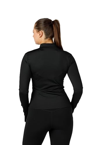 Jimmy Carmen & Kids Exercise Jacket with a full zipper and thumb holes for your hands.2