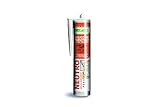  Silicona neutra transparente 310 ml para interiores y exteriores construcción/cerraduras G&B profesionales