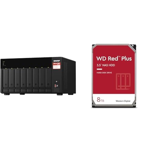 QNAP (L[ibv) NAS Lbg 8xC ƌ TS-873A /AZ 2.5GbEΉ PCIeXbg 6ۏ /K㗝Xi+Western Digital EGX^fW^ WD Red Plus  HDD 