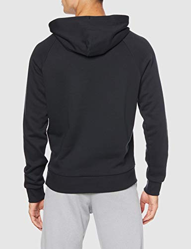 Under Armour Mens Rival Fleece Big Logo Hoodie , Black (001)/Onyx White , 3X-Large Tall #TOP2