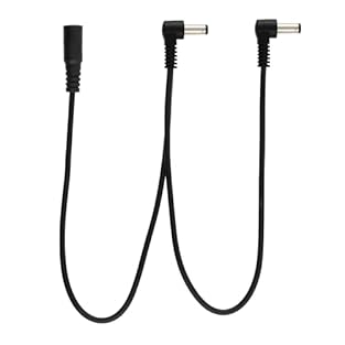 VERSATILE COMPATIBILITY: Daisy chain power cable designed for multiple guitar pedals, featuring 5.5mm x 2.1mm connectors suitable for most standard 9V DC pedals MULTIPLE CONFIGURATIONS: Available in various configurations to power 2, 3, 4, 5, 6, or 8...