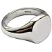 qualité ROYAUME-UNI Argent Sterling Coussin Marque page Bague 14 x 13mm
