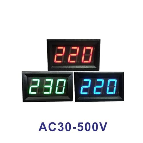 Testeur indicateur voltmètre numérique LED pour tableau électrique - 2