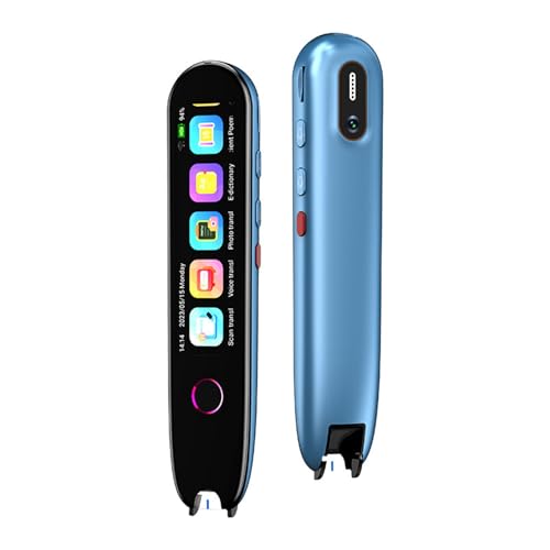 X12 Pen Scanner Reader, 55 idiomas OCR Digitalização Digital, Dispositivo de Texto para Fala, Trecho