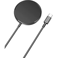 Cargador Inalámbrico Rápido, 15W para iPhone 14/14 Plus/14 Pro/14 Pro Max/13/13 Pro/13 Pro Max/13 Mini/SE 2022/12/11/XR/X, AirPods Pro 2, 15W MAX para Samsung Galaxy S22/S21/S10E/S9/S8/Note20/10 Negro