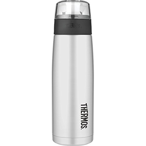 Thermos Stainless Steel Vacuum Insulated Hydration Bottle, 24-Ounce, Stainless Steel