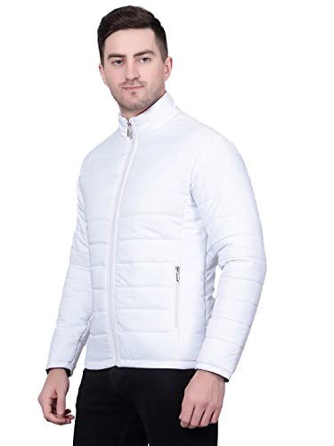 Image of KOTTY Men's Nylon Regular Solid Stylish Designed for Comfort and Warmth Puffer Jacket
