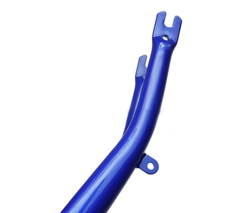 Fourche en acier pour Brompton bleu mat London Craftwork robuste