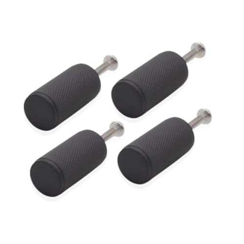 Tiradores para armarios modernos de latón macizo gris plomizo Infinity Decor, 4 unidades 2