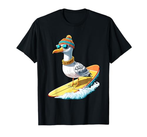 Mouette Surf Surf mer Vacances Cool T-Shirt