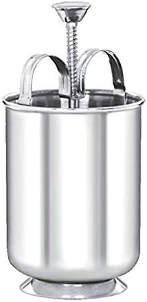 Diwali Dhanteras meduvada Maker / Vada Maker Stainless Steel meduvada Maker, Donut Maker Vada Maker meduwada Machine Perfectly Shaped & Crispy Medu Vada / Vada Maker (Silver)