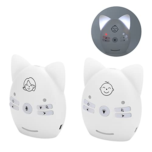 Baby Sound Monitor, Two Way Talk Digital Cartoon Cute Audio Baby Monitor para Bebês Dormir para Uso