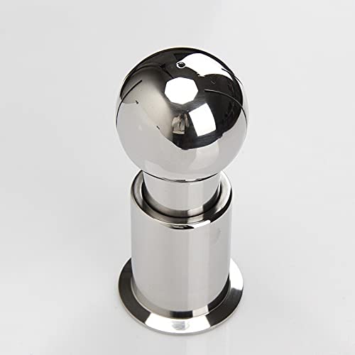 1pcs 1.5 38mm O/D 50.5mm Female Thread SS304 CIP Tank Cleaning Rotating Spray Ball
