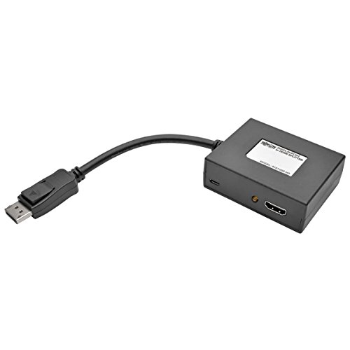 Tripp Lite 2-Port DisplayPort to HDMI Splitter, DP to HDMI, 1080p @ 60Hz (B157-002-HD)