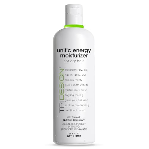 TRI Design Unific Energy Moisturizer - Deep Hair Conditioner for Dry Damaged Hair - Moisturizing for Curly, Frizzy, Thick Hair - Hydrating Conditioner for Men and Women, 32 oz