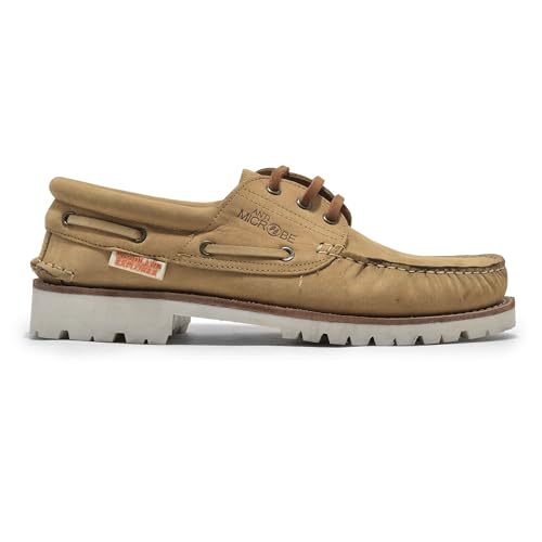 Image of Woodland Men Camel Boat Shoes