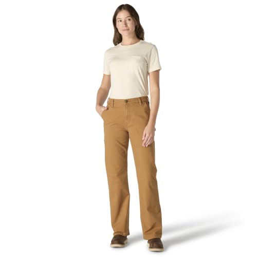 Carhartt Women's The Carpenter Canvas Pant, Carhartt Brown, 6