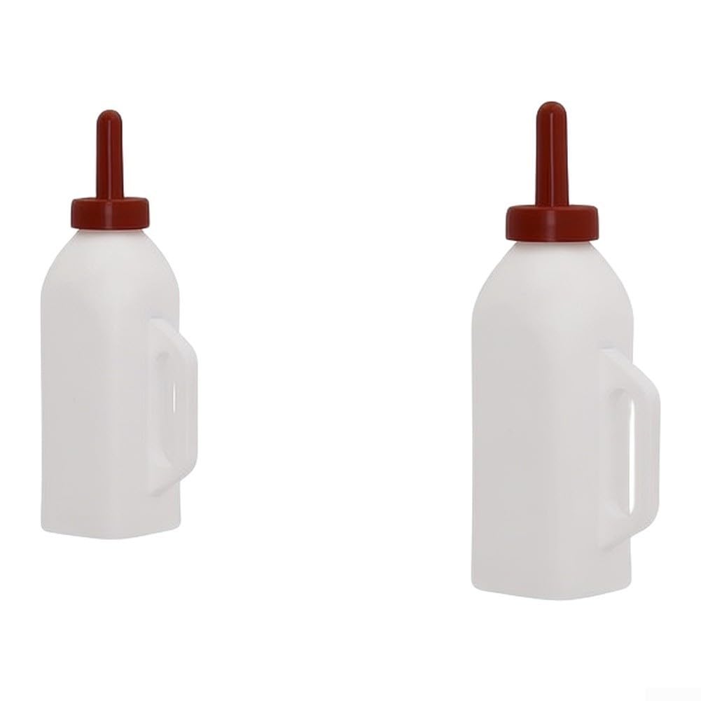 Biberon Agnelli 2L Plastica per facile Biberon Agnelli 2L Plastica(2pcs) | Capacità 2 litri, plastica urti, per ideale per vitelli e agnelli, riduzione rabbocchi frequenti