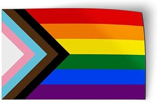 Progress LGBTQ+ Pride Gay Lesbian Bisexual Transgender Support - Flexible Magnet - Car Fridge Locker - 3"