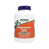 [海外直送品] ナウフーズ マグネシウムカップス 400mg 180カプセル