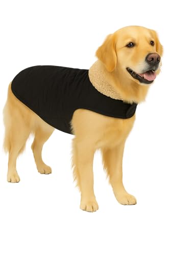 Flamingo Hundemantel – Bonnie – Schwarz – A: 55 cm | B: 40–48 cm | C: 68–74 cm – Premium Line – wasserabweisend, waschbar bei 30 °C, Klettverschluss, Plüschfutter
