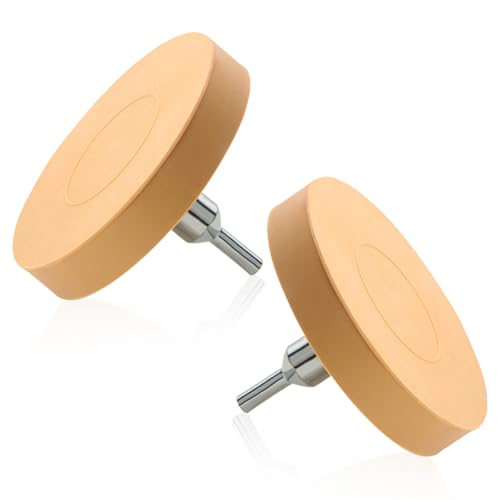 Image of BDZMC Car Decal Remover, Rubber Eraser Wheel, Graphic Remover Tool, Rubber Wheel Remover for Removing Adhesives, Vinyl Decals, Stripes, Tapes, and Stickers from Cars and Trucks (2PCS)