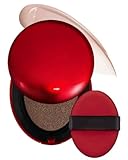 Base de maquillaje Cushion para piel de cristal, Mask Fit Cushion, Base de maquillaje SPF40 PA++ Super Fit Cushion, cobertura edificable (24N)