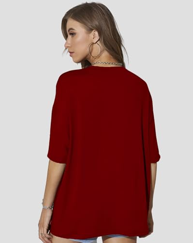 Image of AUSK Oversized T-Shirt for Womens || Graphic Front Printed Loose fit Womens Tshirt