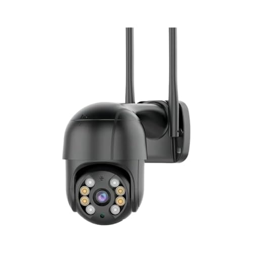 Câmera De Segurança Para Parte Externa Da Casa Com Wi-Fi E Rotação De 320º Horizontal e 110° Vertical Visão Noturna E Sensor De Movimento (PRETA)