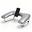 Gray Silver Phone Holder