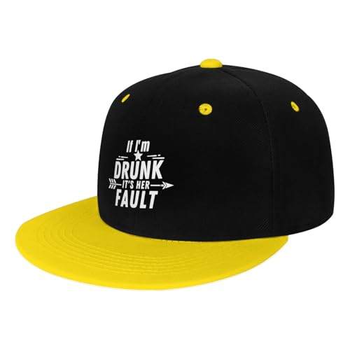 If I'm Drunk It's Her Fault Toddler Hat Sun Protection Baby Boy Kids Baseball Cap for Outdoor Beach2