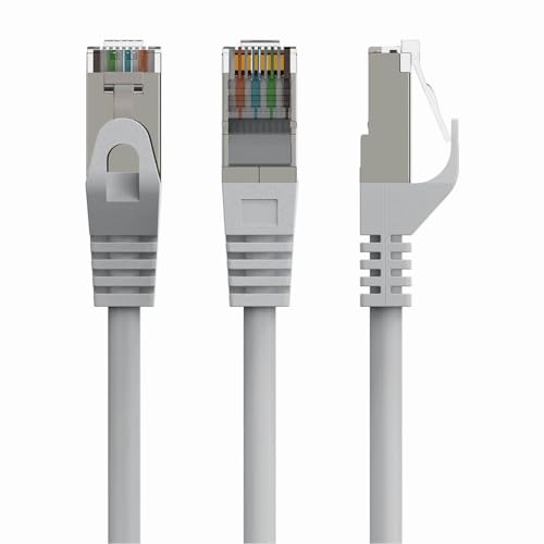 Gembird FTP Cat6 Patchkabel 30m - Blindé, idéal pour une connexion rapide au réseau, compatible avec les routeurs, commutateurs et PC, Gris