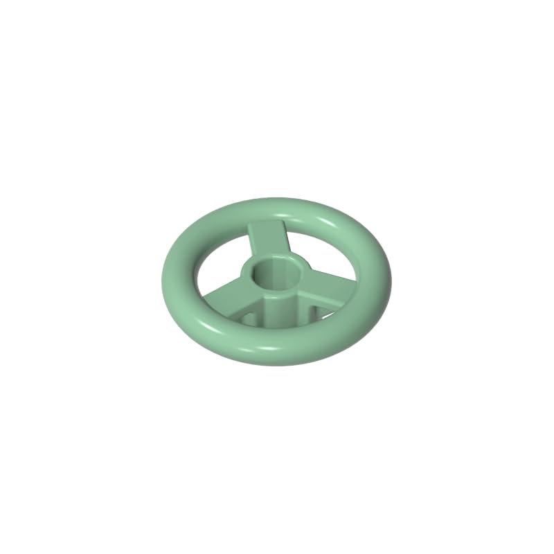 Transport Steering Wheel Small 2X2 50 Pieces GDS-2131 Compatible with Lego Bulk Toys Classics Moc Color:Sand Green 151