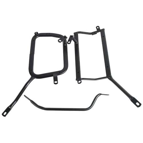 Support de sacoche de moto latéral TRK 502X anti-vibration en acier inoxydable robuste