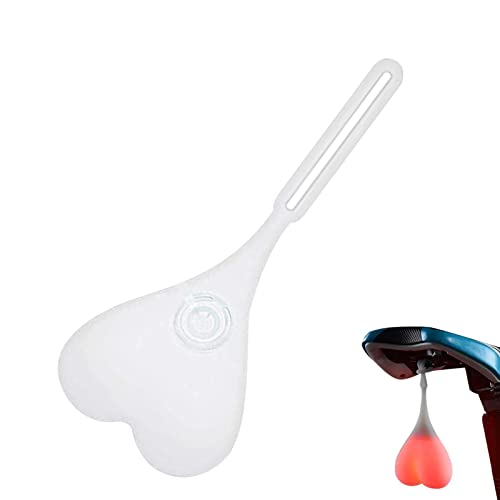 Firulab feu arrière vélo, feu arrière vélo LED Ball Light drôle en Forme Coeur feu arrière étanche vélo Oeuf Lampe Nuit Avertissement