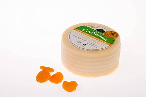 Corsevilla - Queso Curado Cabra Leche Cruda - Sabor Intenso - Tierno - Perfecto Para Maridar Con - Vino Tinto - Frutos Secos - Picos - Pan - (700 gramos aprox.)