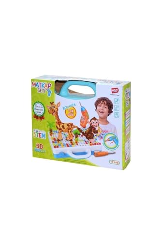 Yeni Seri Birlik 3d Yaratıcı 340 Parça Matkaplı Tamir Seti
