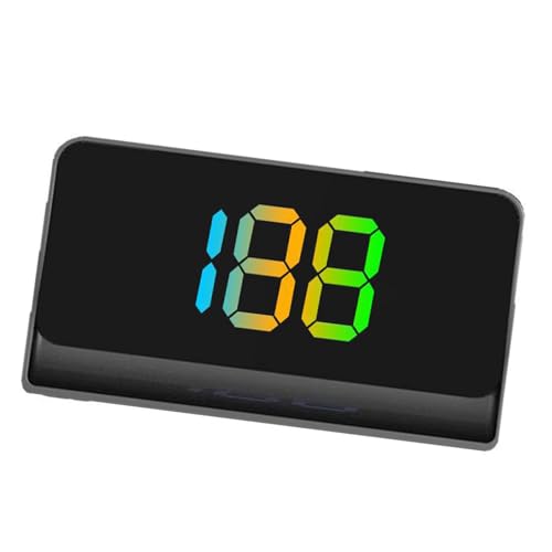 Digital HUD Projector for Cars Electronic Speed Meter Offering Double Measurement Modes and Space Saving 9.25Cm Build Kilometre/H Speed Converter Display